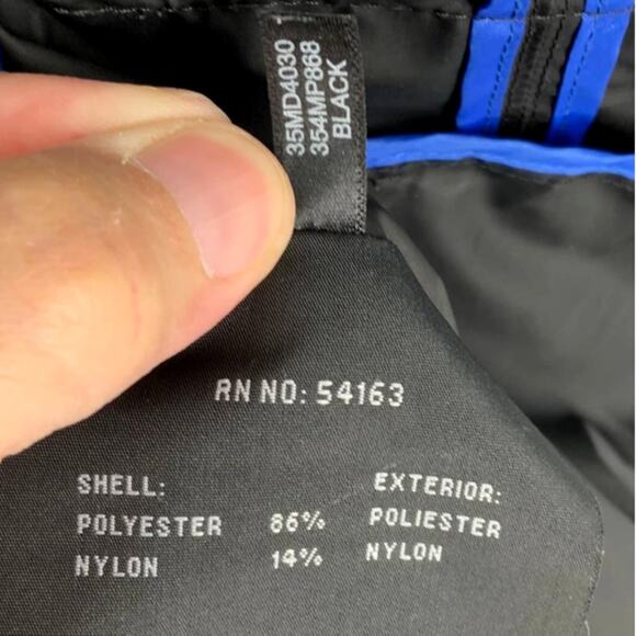 Cole Haan | Women's Small | Black Rain Jacket Tie Waist in Back Hide-Away Hood - Picture 10 of 11